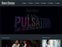 Tablet Screenshot of honestillusions.com